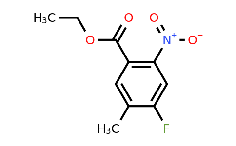 1803832-22-5 | Ethyl 4-fluoro-5-methyl-2-nitrobenzoate