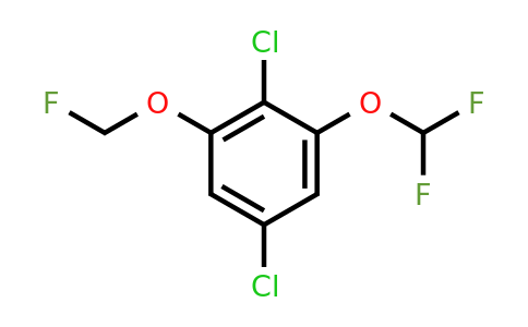 1803832-32-7 | 1,4-Dichloro-2-difluoromethoxy-6-(fluoromethoxy)benzene