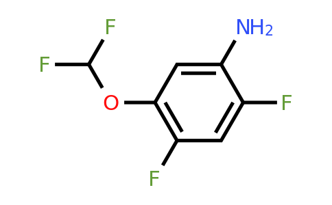 1803832-33-8 | 2,4-Difluoro-5-(difluoromethoxy)aniline