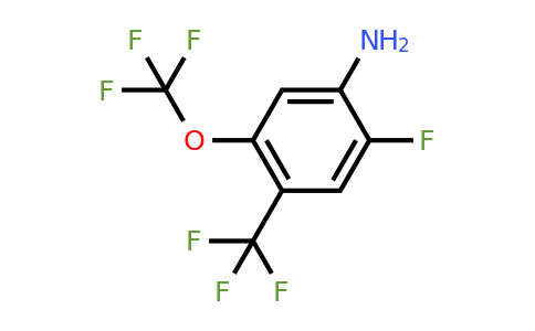 1803832-44-1 | 2-Fluoro-5-trifluoromethoxy-4-(trifluoromethyl)aniline