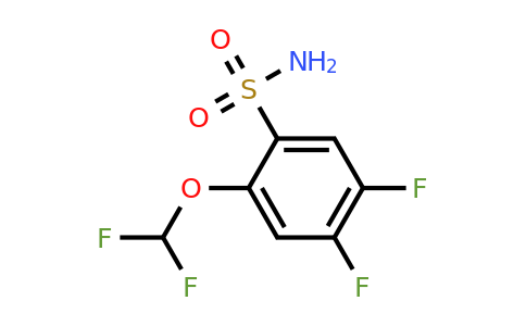 1803832-56-5 | 4,5-Difluoro-2-(difluoromethoxy)benzenesulfonamide