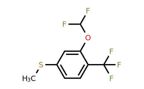 1803833-19-3 | 3-Difluoromethoxy-4-(trifluoromethyl)thioanisole