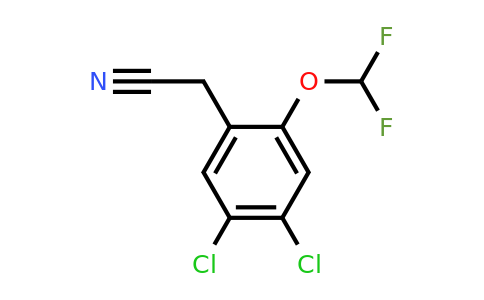 1803833-35-3 | 4,5-Dichloro-2-(difluoromethoxy)phenylacetonitrile