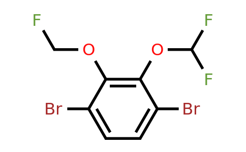 1803833-46-6 | 1,4-Dibromo-2-difluoromethoxy-3-(fluoromethoxy)benzene