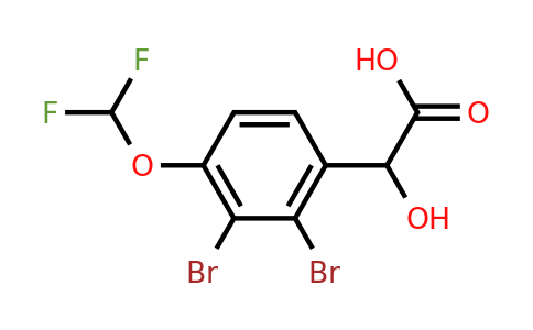 1803833-57-9 | 2,3-Dibromo-4-(difluoromethoxy)mandelic acid