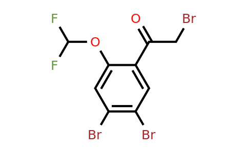1803833-75-1 | 4',5'-Dibromo-2'-(difluoromethoxy)phenacyl bromide
