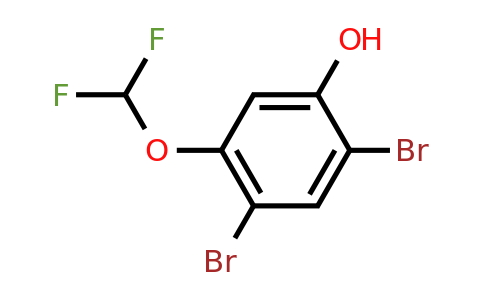 1803833-91-1 | 2,4-Dibromo-5-(difluoromethoxy)phenol