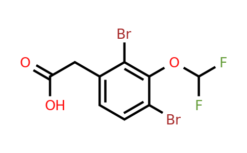 1803833-98-8 | 2,4-Dibromo-3-(difluoromethoxy)phenylacetic acid