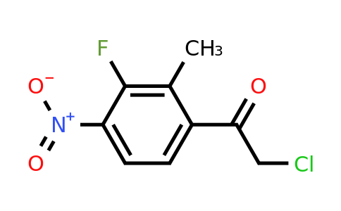 1803834-08-3 | 3'-Fluoro-2'-methyl-4'-nitrophenacyl chloride