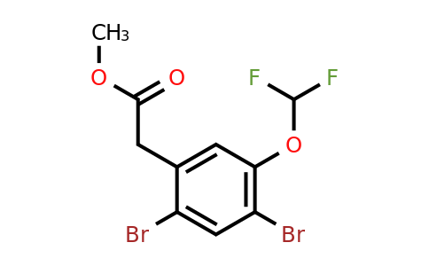1803834-23-2 | Methyl 2,4-dibromo-5-(difluoromethoxy)phenylacetate