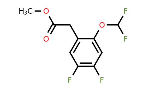 1803834-65-2 | Methyl 4,5-difluoro-2-(difluoromethoxy)phenylacetate
