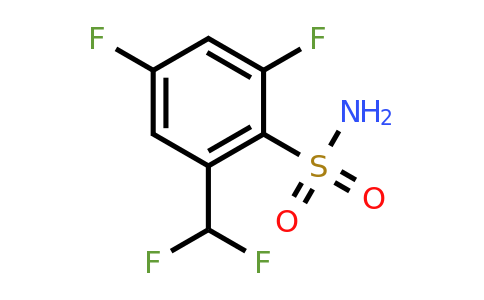 1803835-49-5 | 2,4-Difluoro-6-(difluoromethyl)benzenesulfonamide