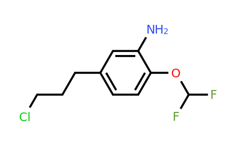 1803836-77-2 | 5-(3-Chloropropyl)-2-(difluoromethoxy)aniline