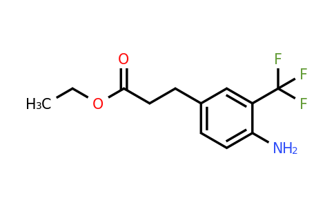 1803837-78-6 | Ethyl 3-(4-amino-3-(trifluoromethyl)phenyl)propanoate