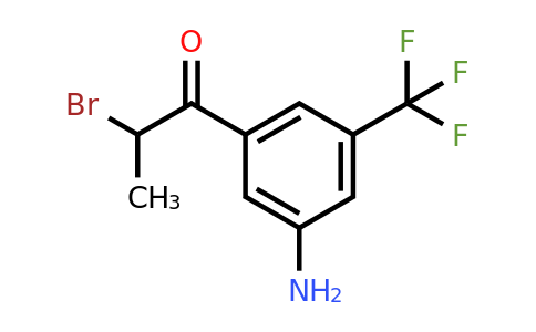 1803838-36-9 | 1-(3-Amino-5-(trifluoromethyl)phenyl)-2-bromopropan-1-one