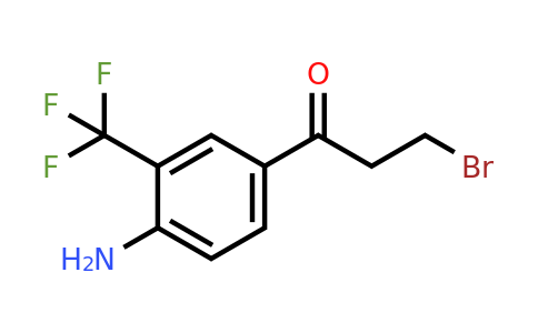 1803838-45-0 | 1-(4-Amino-3-(trifluoromethyl)phenyl)-3-bromopropan-1-one