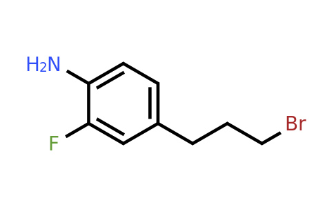1803839-12-4 | 4-(3-Bromopropyl)-2-fluoroaniline