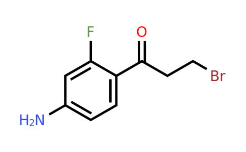1803839-35-1 | 1-(4-Amino-2-fluorophenyl)-3-bromopropan-1-one