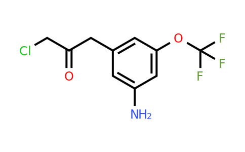 1803839-89-5 | 1-(3-Amino-5-(trifluoromethoxy)phenyl)-3-chloropropan-2-one