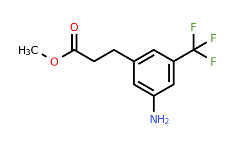 1803839-95-3 | Methyl 3-(3-amino-5-(trifluoromethyl)phenyl)propanoate