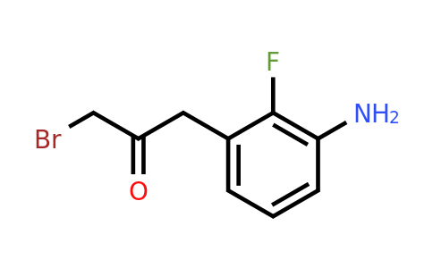 1803840-93-8 | 1-(3-Amino-2-fluorophenyl)-3-bromopropan-2-one