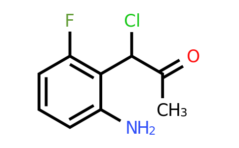 1803840-99-4 | 1-(2-Amino-6-fluorophenyl)-1-chloropropan-2-one