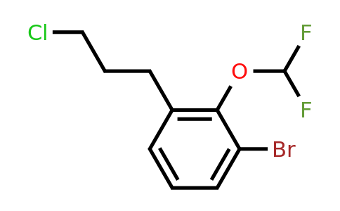 1803841-45-3 | 2-Bromo-6-(3-chloropropyl)(difluoromethoxy)benzene