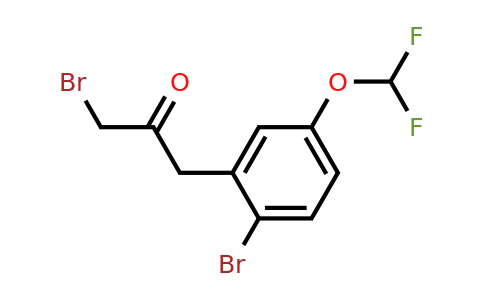 1803841-61-3 | 1-Bromo-3-(2-bromo-5-(difluoromethoxy)phenyl)propan-2-one