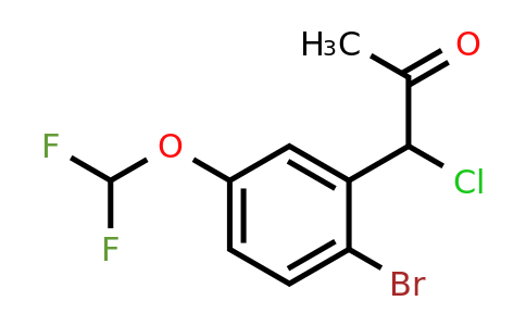 1803841-69-1 | 1-(2-Bromo-5-(difluoromethoxy)phenyl)-1-chloropropan-2-one