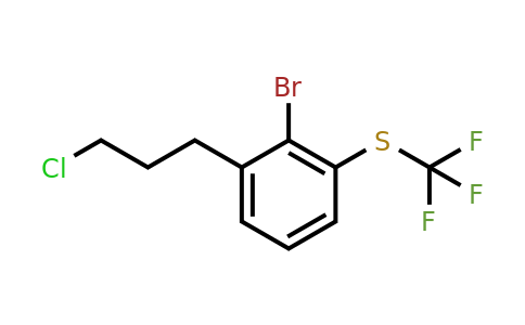 1803841-78-2 | 1-Bromo-2-(3-chloropropyl)-6-(trifluoromethylthio)benzene