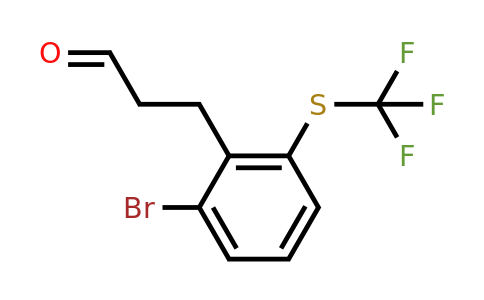 1803841-83-9 | 3-(2-Bromo-6-(trifluoromethylthio)phenyl)propanal