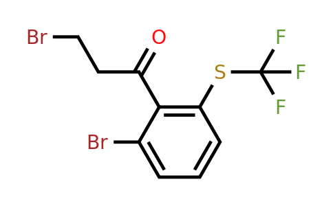 1803842-01-4 | 3-Bromo-1-(2-bromo-6-(trifluoromethylthio)phenyl)propan-1-one