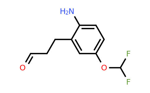 1803842-14-9 | 3-(2-Amino-5-(difluoromethoxy)phenyl)propanal