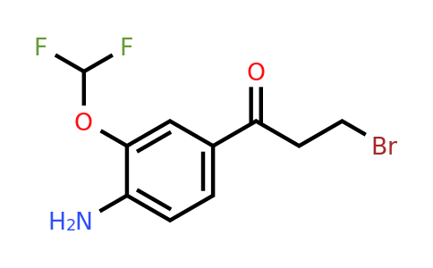 1803842-42-3 | 1-(4-Amino-3-(difluoromethoxy)phenyl)-3-bromopropan-1-one