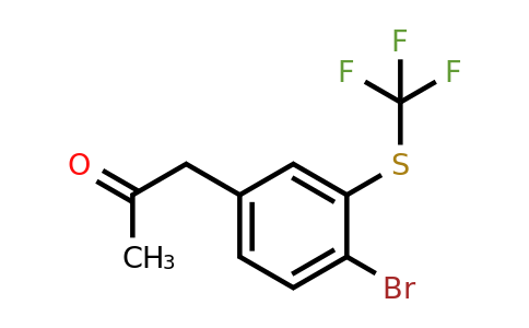 1803842-57-0 | 1-(4-Bromo-3-(trifluoromethylthio)phenyl)propan-2-one