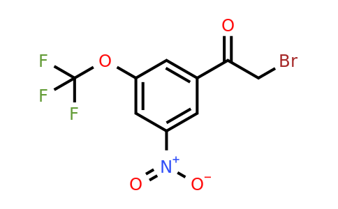 1803842-70-7 | 3'-Nitro-5'-(trifluoromethoxy)phenacyl bromide