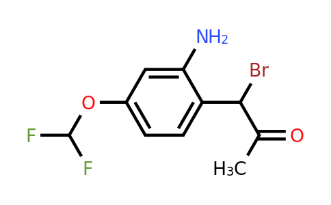 1803842-76-3 | 1-(2-Amino-4-(difluoromethoxy)phenyl)-1-bromopropan-2-one