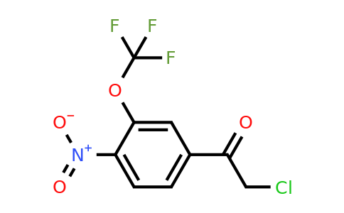 1803842-79-6 | 4'-Nitro-3'-(trifluoromethoxy)phenacyl chloride