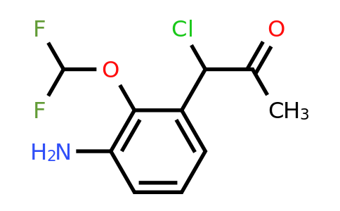 1803842-95-6 | 1-(3-Amino-2-(difluoromethoxy)phenyl)-1-chloropropan-2-one