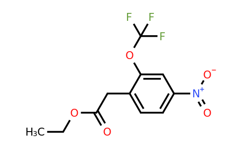 1803843-00-6 | Ethyl 4-nitro-2-(trifluoromethoxy)phenylacetate