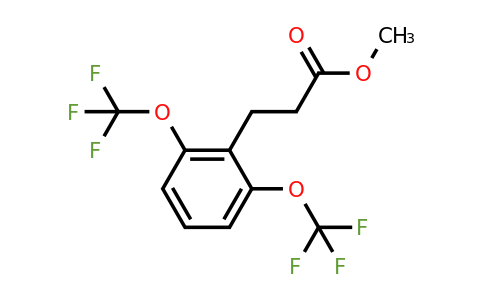 1803843-06-2 | Methyl (2,6-bis(trifluoromethoxy)phenyl)propanoate