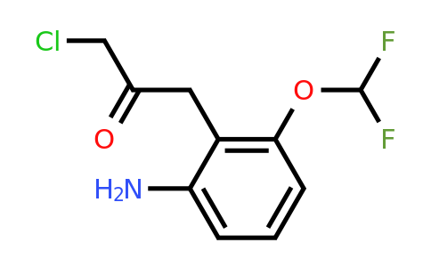 1803843-07-3 | 1-(2-Amino-6-(difluoromethoxy)phenyl)-3-chloropropan-2-one