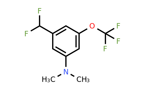 1803843-13-1 | 3-Dimethylamino-5-(trifluoromethoxy)benzodifluoride