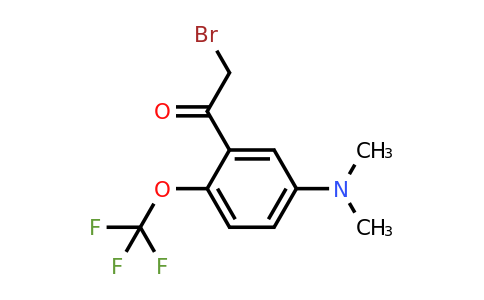 1803843-19-7 | 5'-Dimethylamino-2'-(trifluoromethoxy)phenacyl bromide