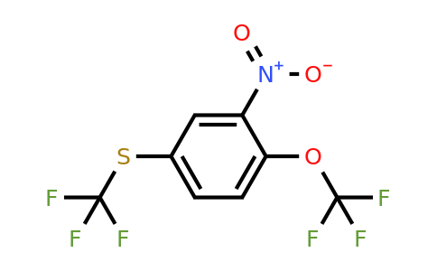 1803843-32-4 | 1-Nitro-2-trifluoromethoxy-5-(trifluoromethylthio)benzene