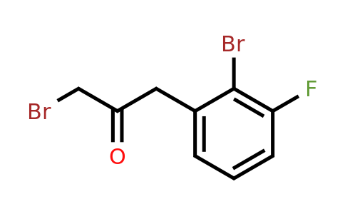 1803843-42-6 | 1-Bromo-3-(2-bromo-3-fluorophenyl)propan-2-one