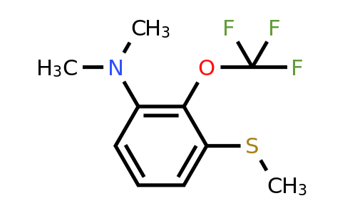 1803843-52-8 | 3-Dimethylamino-2-(trifluoromethoxy)thioanisole