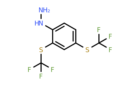 1803843-77-7 | (2,4-Bis(trifluoromethylthio)phenyl)hydrazine