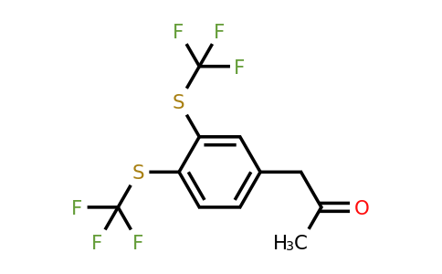 1803844-20-3 | 1-(3,4-Bis(trifluoromethylthio)phenyl)propan-2-one