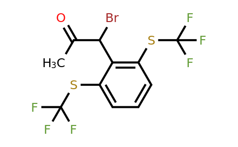 1803844-25-8 | 1-(2,6-Bis(trifluoromethylthio)phenyl)-1-bromopropan-2-one